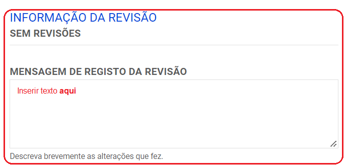 revisão