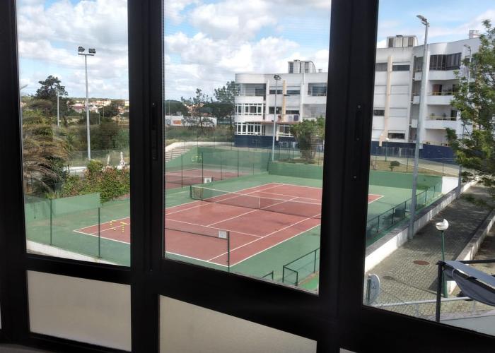 Vista da cozinha e sala