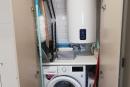 Casinha máquina lavar roupa+ termoacumulador