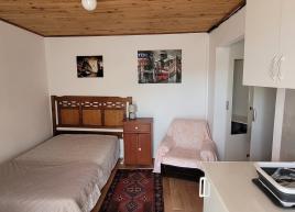 Cama e cozinha