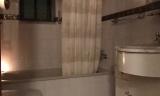 Casa de banho com banheira piso de cima