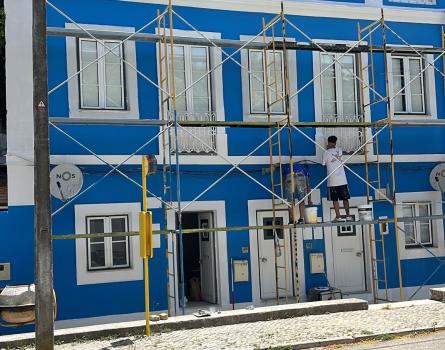 Fachada do prédio totalmente remodelada