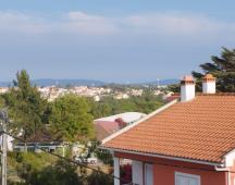 Vista dos quartos